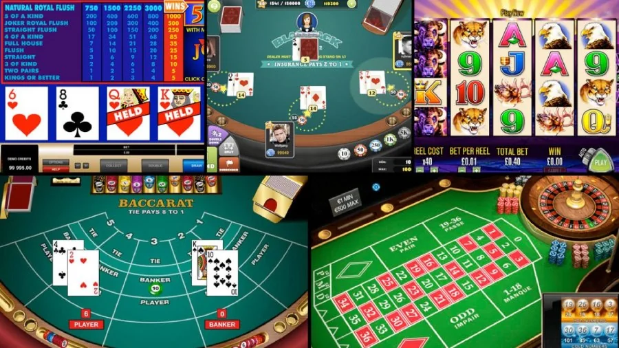 Suasana permainan meja kasino HOKIBET